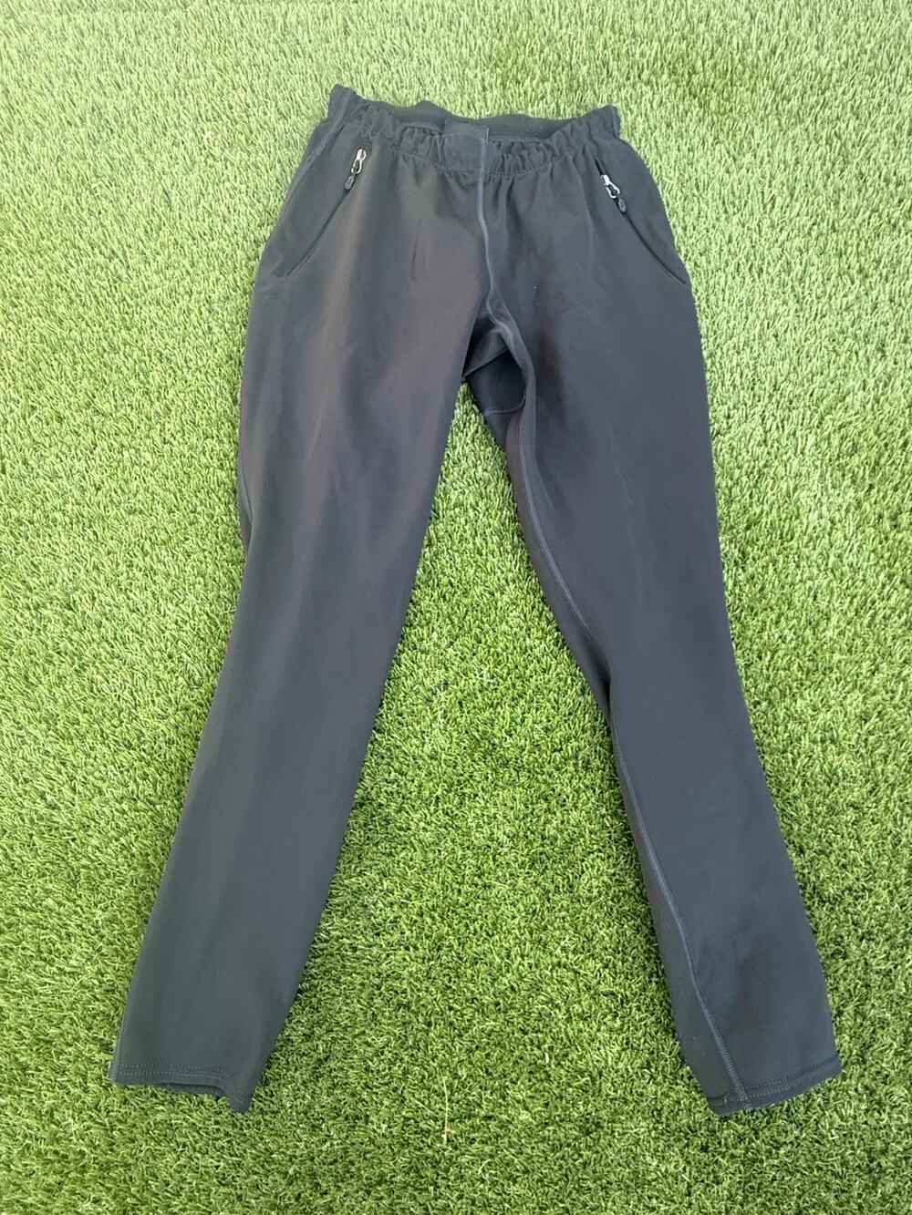 Patagonia Women's Windbreaker Jogger Pants Black Outdoor Hiking Sz M